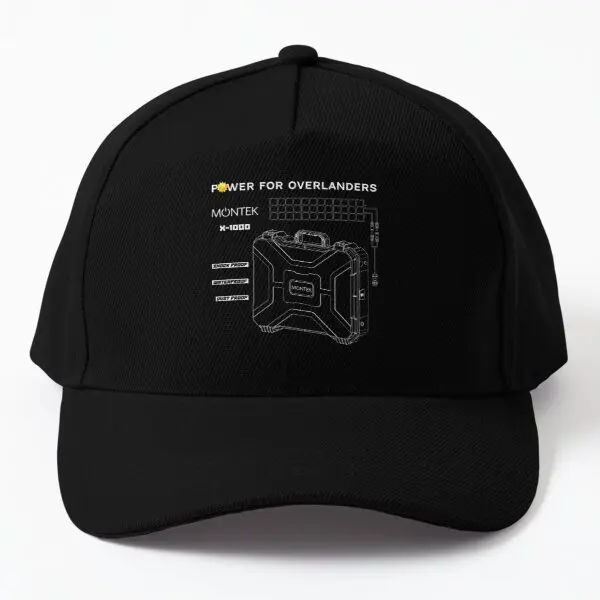

Power For Overlanders Montek Official Baseball Cap Hat Summer Hip Hop Casual Sun Outdoor Black Czapka Solid Color Women Printed
