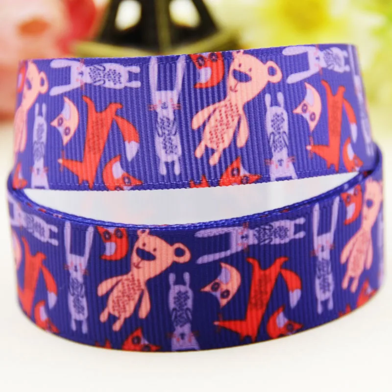 

Репсовая лента с мультяшным принтом «Медведи», 22 мм, 25 мм, 38 мм, 75 мм, 10 ярдов