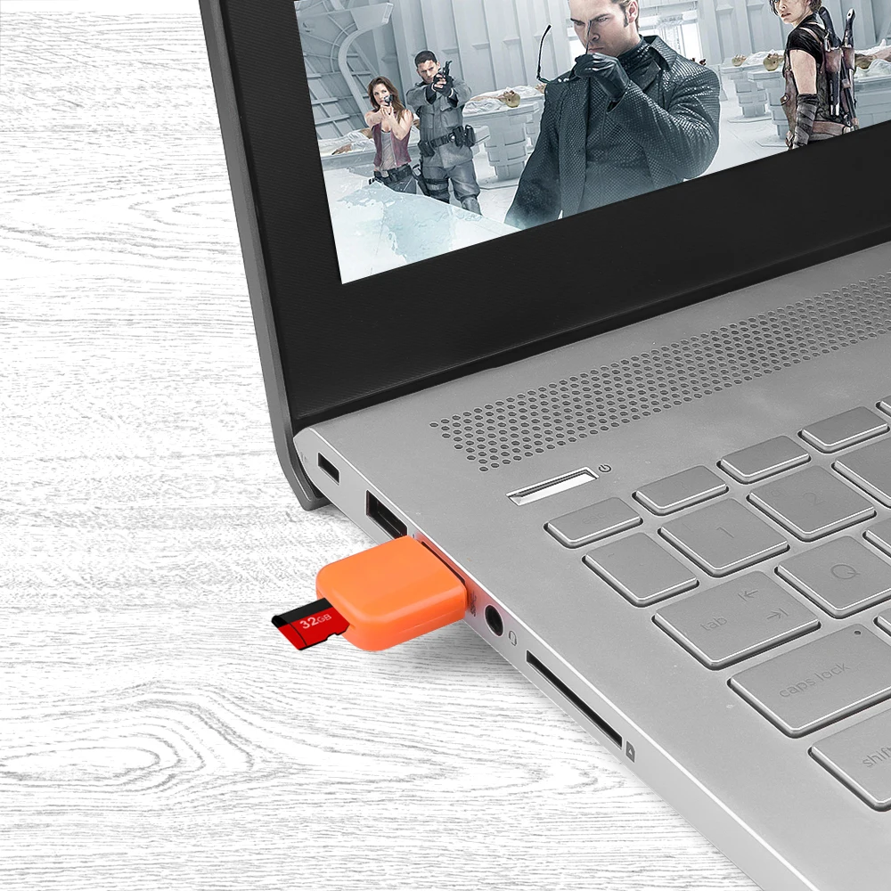 Цветной мини USB адаптер высокоскоростной 2 0 кардридер для чтения карт Micro SD флэш