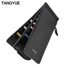 Чехол-кошелек для мужчин и женщин, длинный тонкий, с отделением для монет и карт, держатель для карт