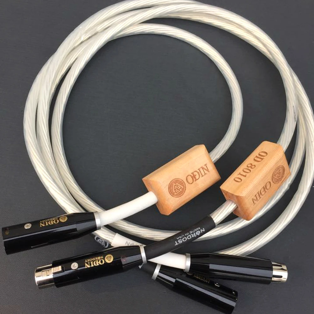 

Audiophile XLR cable Nordost Odin Supreme Reference interconnects Copper Rhodium Carbon XLR cables DIY cable 2m