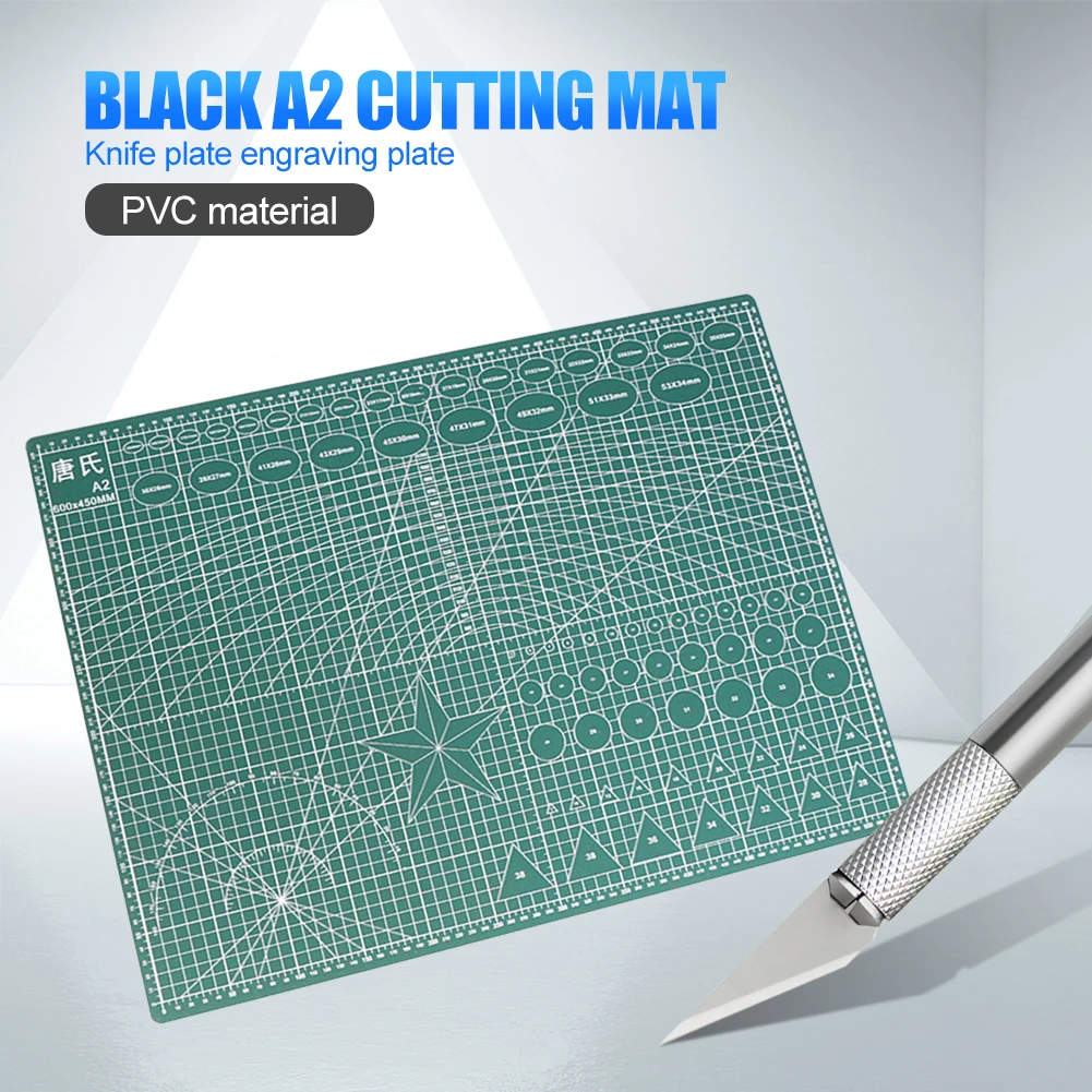 Двухсторонняя разделочная доска A2 коврик для резки из ПВХ антистатический