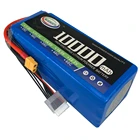 6S 22,2 V 10000mAh 35C RC LiPo аккумулятор для радиоуправляемого летательного аппарата дрона автомобиля лодки Multirotor вертолета квадрокоптера гексакоптер октокоптер