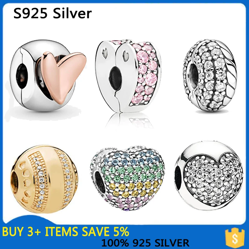 

2021 New S925 Sterling Silver Jewelry Bracelet Accessories DIY Exquisite Beads Pendant Jewelry For Pandora