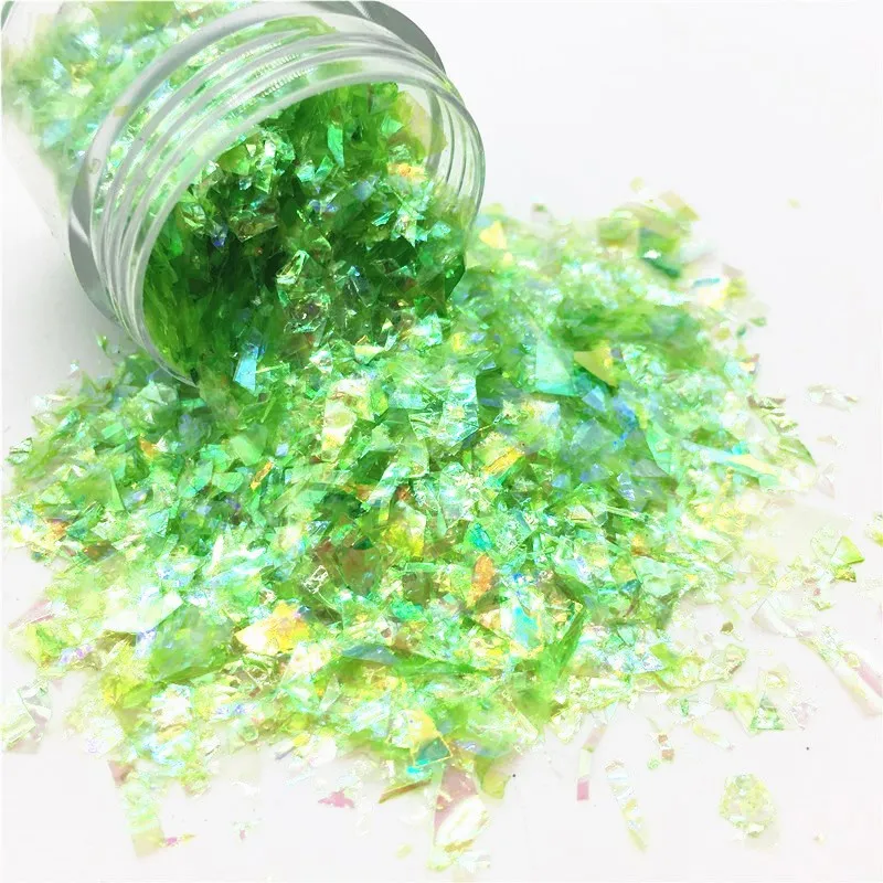 Блестки нестандартная оболочка из ракушек бумажные для ногтей блестки