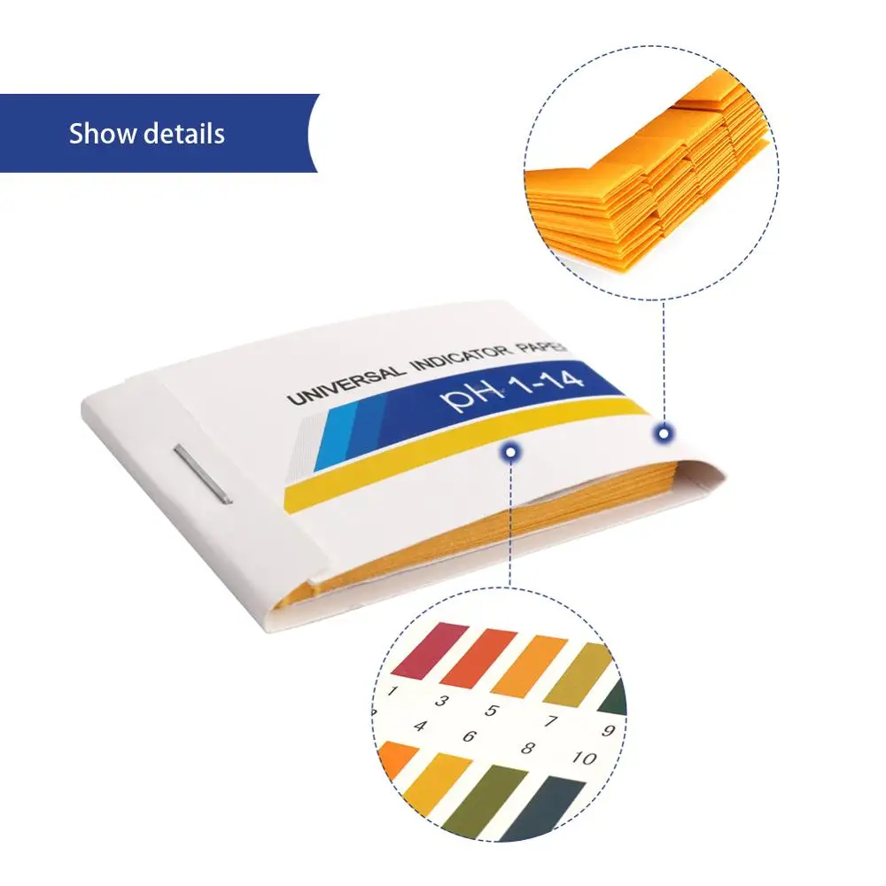 1-14 pH Test Paper Analytical Instruments/ Water Quality (6 packs) Verify The Of Solution |