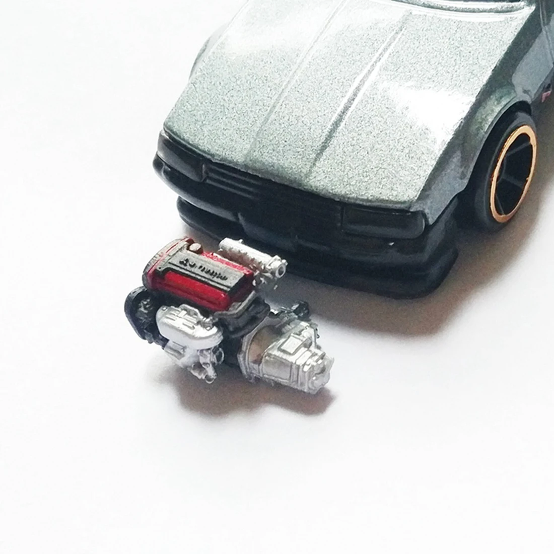 1:64 DIY высокая точность Мини Автоматическое моделирование двигателя сцена