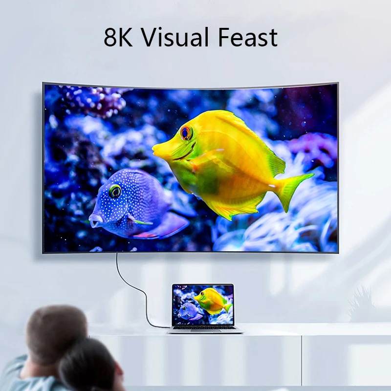 магнитный hdmi 21 адаптер 8k60hz 48 гбитс