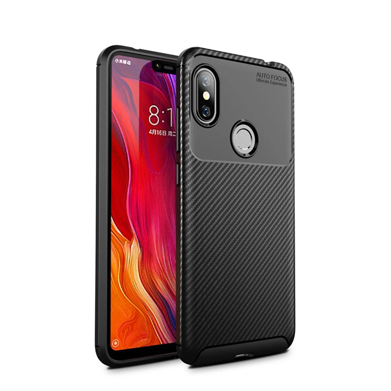 

XNCORN Hot Carbon Fiber Protective Case Phone Case For XiaoMi 8 9 Pro For RedMI Note 8 9 10 Pro Shockproof Phone Cover