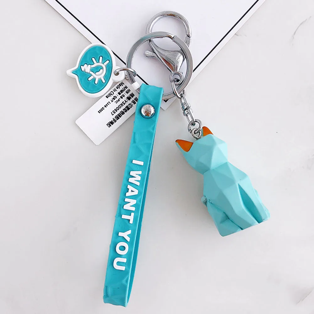 Модный милый брелок для ключей с динозавром модный мультяшный из полиуретана
