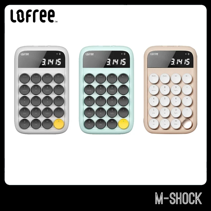 Новый Lofree Dot Bluetooth цифровой механический калькулятор Белый Синий молочный чай для