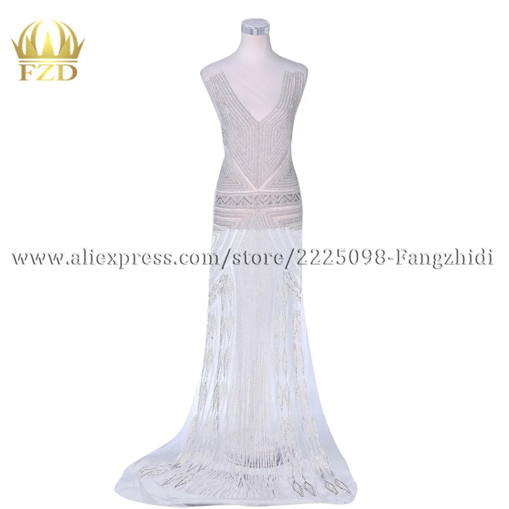 FZD 1 шт. серебряные нашивки для шитья Обрезка ткани аппликация Кристалл одежда