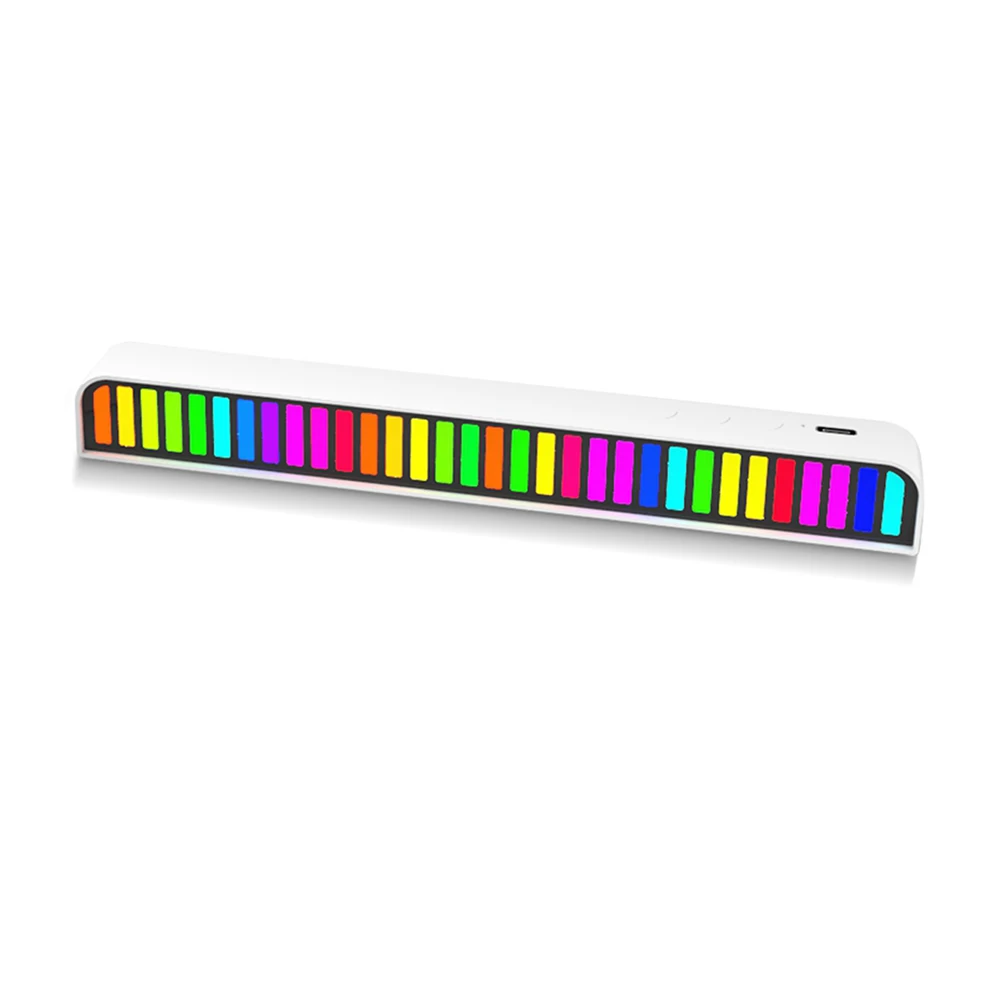Автомобильная атмосферная лампа 5 уровней 18 режимов Голосовая активация RGB