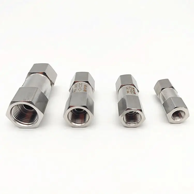 304 нержавеющая сталь разделенный обратный клапан односторонний 1/8 &quot1/4&quot 3/8
