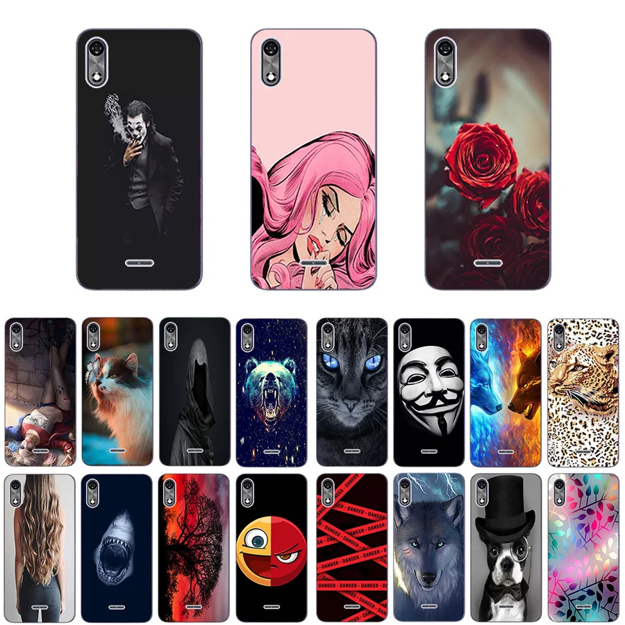 Чехол для BQ 5518G Jeans 5,45 дюймов "Модный силиконовый мягкий TPU милый чехол для задней панели BQ5518G".