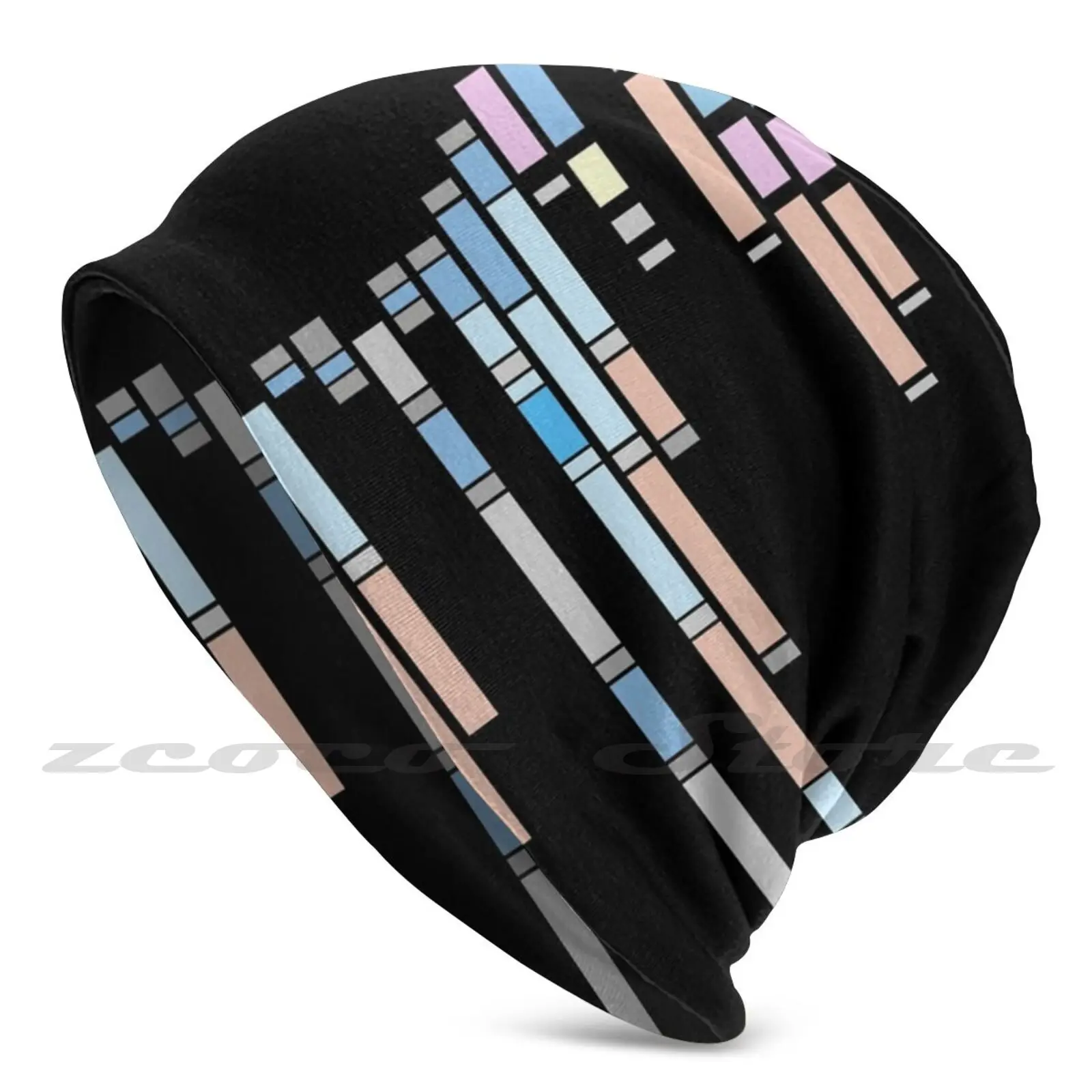 

Абстрактный кодирующий код приложения с персонализированным рисунком, вязаные головные уборы, эластичный мягкий колпачок, программирующе...