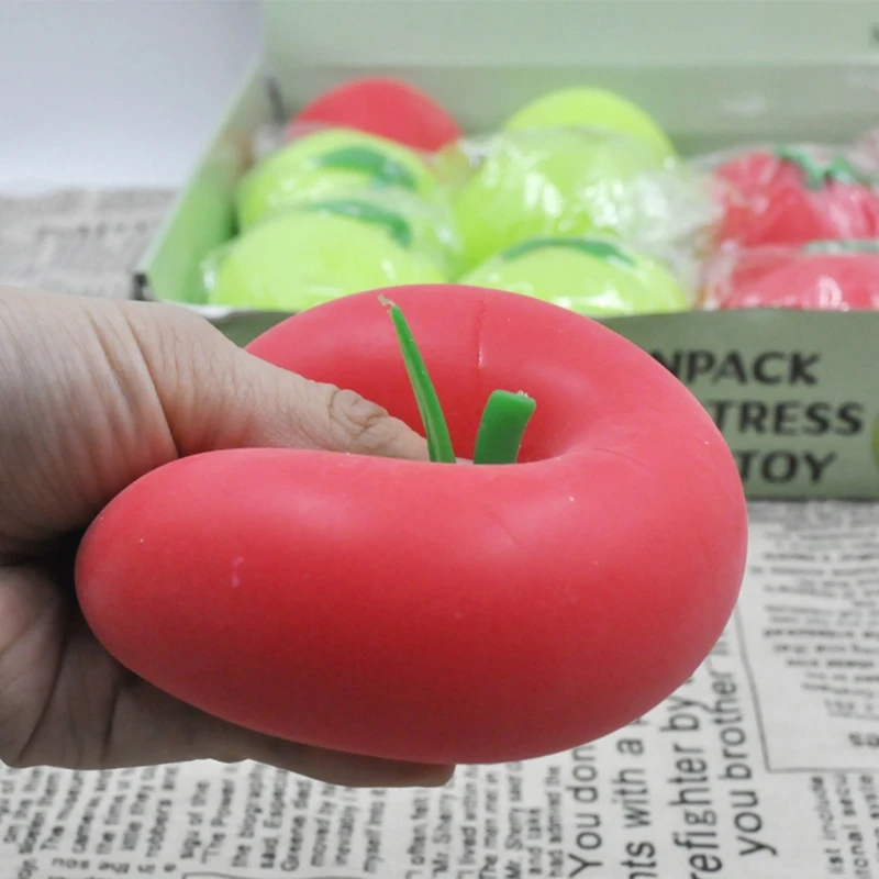 40JC 3In Hand Toy Squeeze Sensory Fidget Novelty Gift for ADD OCD Stress Release Realistic Fruit Photostudio Props | Игрушки и хобби