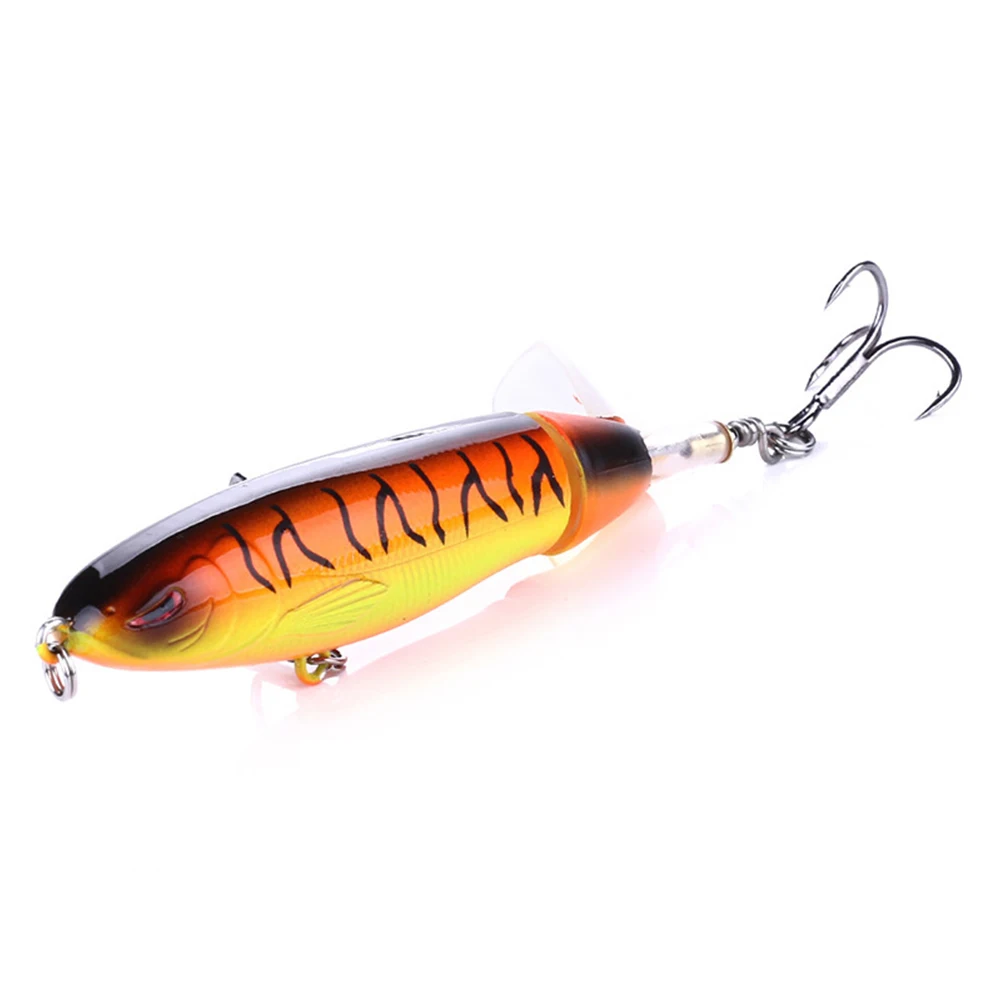 

10cm 13g Propeller Rotating Tail Simulation Fish Fishing Bait Lure with Hook