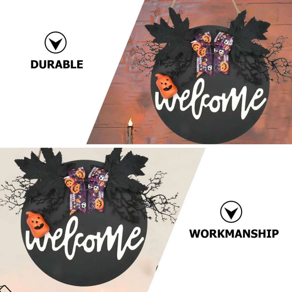 

1Pc Festival Decorative Pendant Lovely Home Door Adornment (Black)