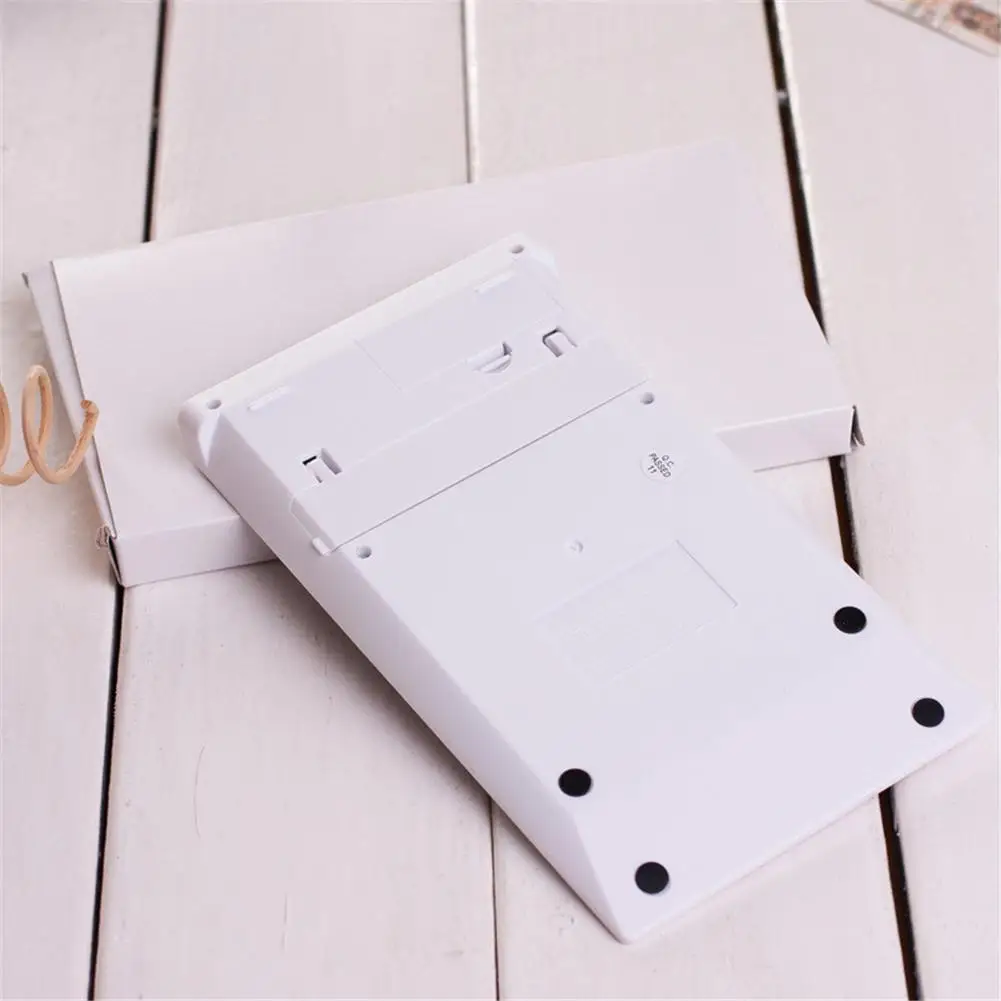 Настольный калькулятор ультратонкий 12 цифр большой дисплей солнечная батарея