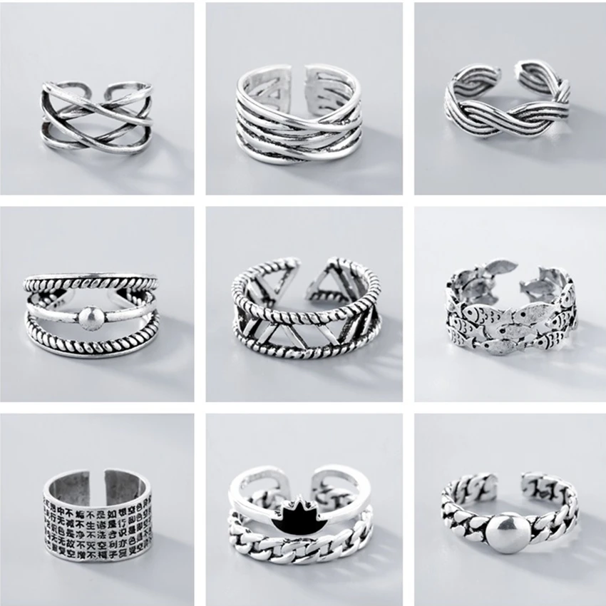 Кольцо ktrue антикварное женское на миди в стиле бохо с перьями цветами крестом