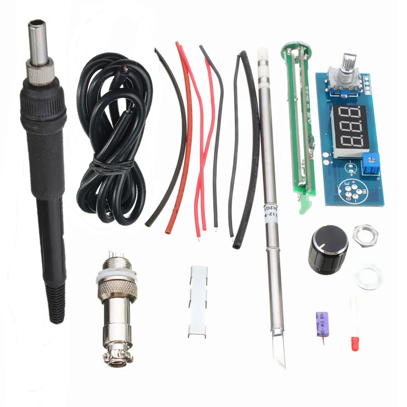 Digital Soldering Iron Station Temperature Controller Kits for HAKKO T12 Handle Electric Unit Vibration Switch