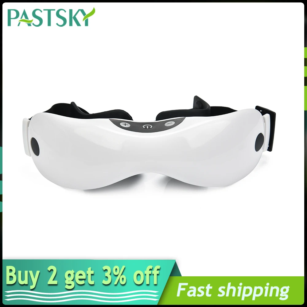 EMS Электрический Вибрационный массажер для глаз стимуляция мышц беспроводная