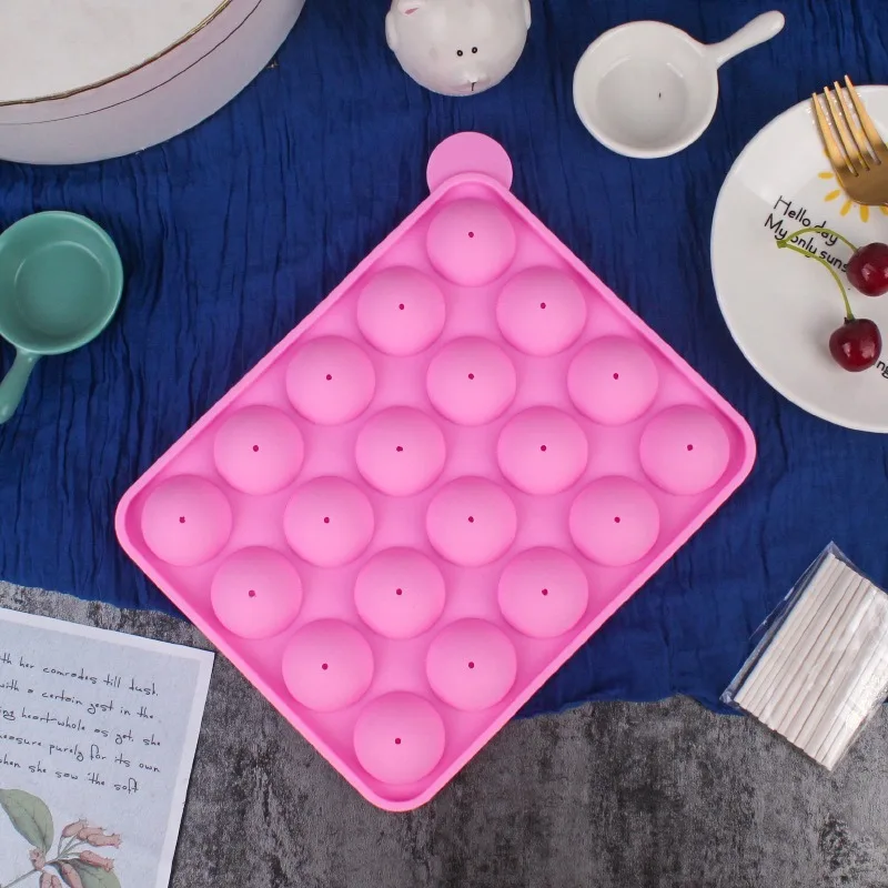 Форма для леденцов 20 отверстий шоколадный шар кекс печенья конфеты инструмент