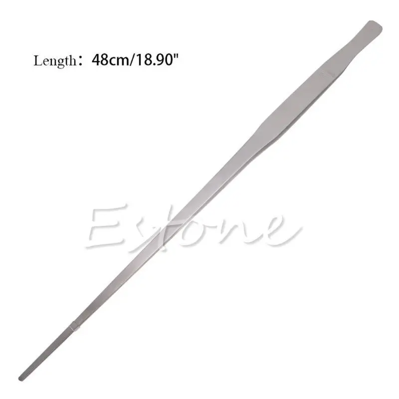 

Aquarium Live Tank Curve Plant Long Tongs Stainless Steel Tweezers 27/38/48cm