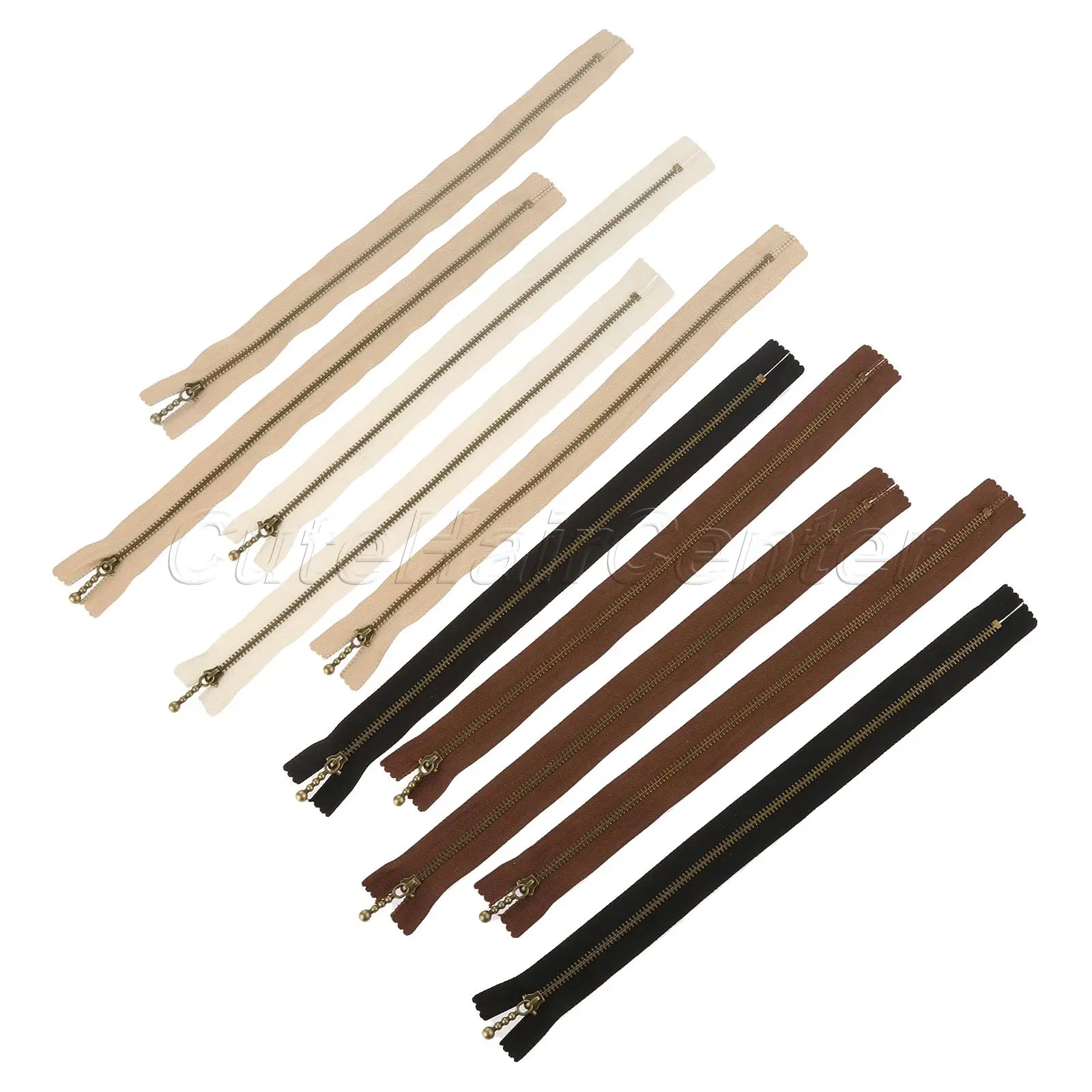 Hicello 10 шт./пакет металлическая нейлоновая катушка молния DIY Швейные Инструменты