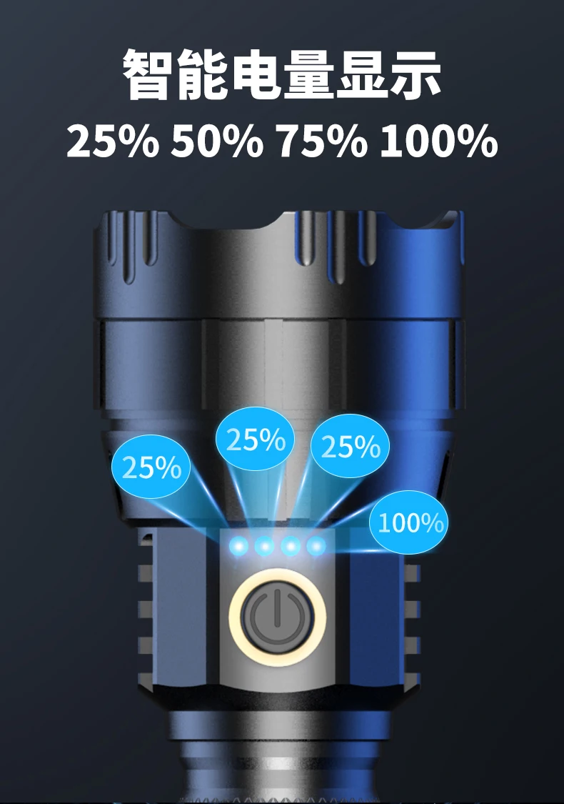 

Led Recargable Flashlights Xenon Super Bright Long Shot Aluminum Flashlights Energy Saving Taschenlampe Home Supplies DI50SDT