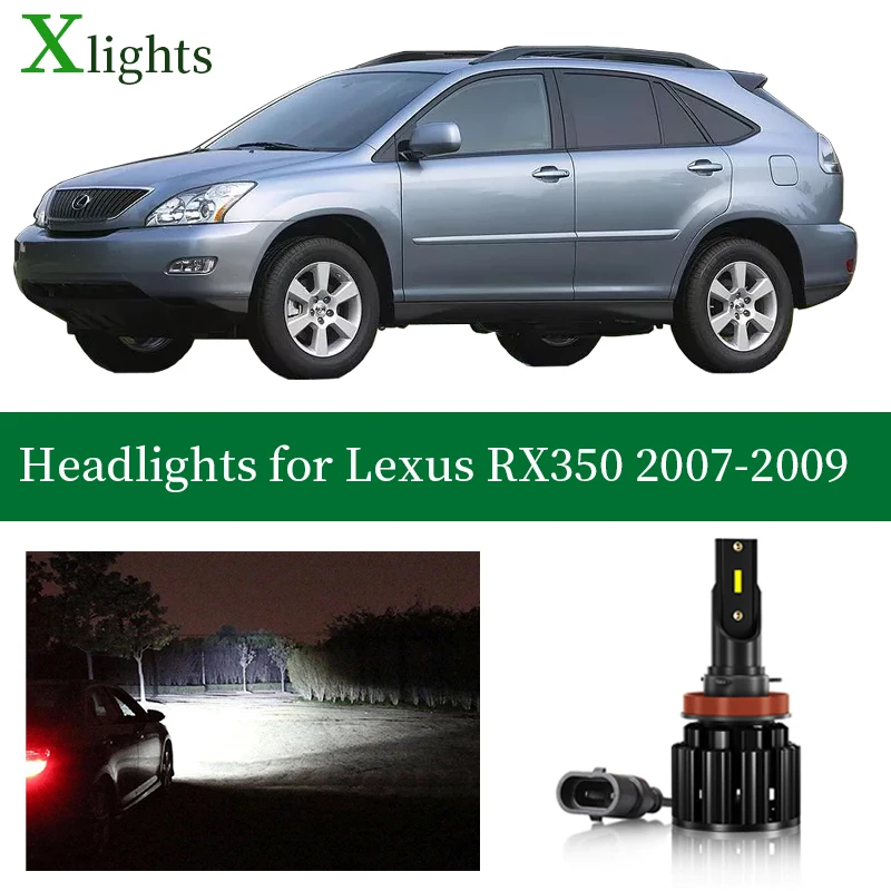

Xlights Led Headlight Bulb For Lexus RX350 2007 2008 2009 Low High Beam Canbus Car Headlamp Lamp Light Accessories 12V 24V 6000K