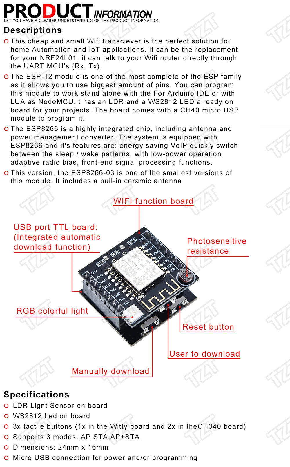 ESP8266 ESP-12F серийный wifi модуль мини макетная плата для Arduin Nodemcu CH340 микро-usb модуль для Ard Witty Cloud