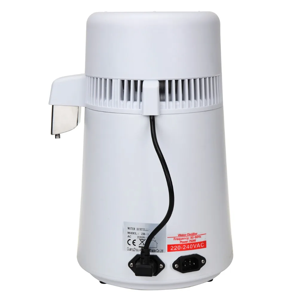 Yonntech 4L 750 Вт очиститель чистой воды фильтр машина из нержавеющей стали для