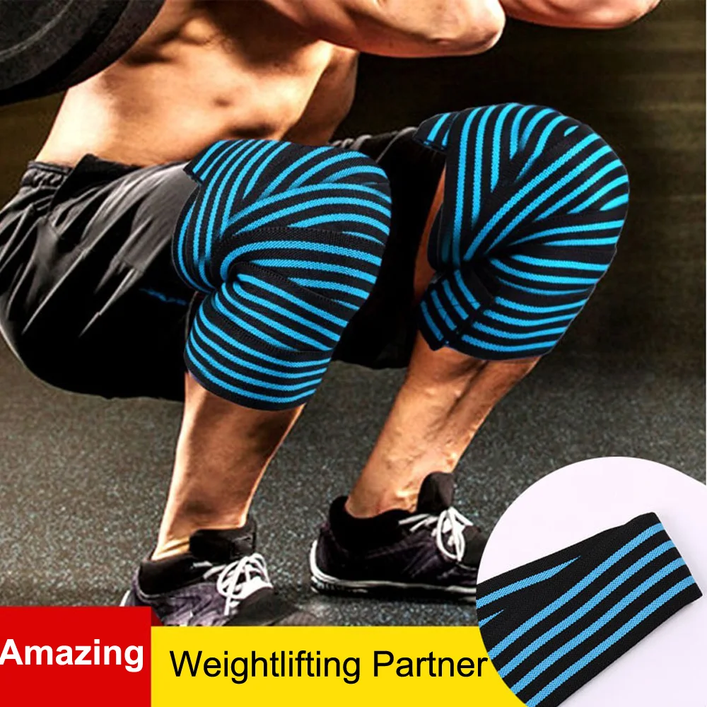 1 пара наколенников MTATMT с ремешком для приседаний тяжелой атлетики силовой