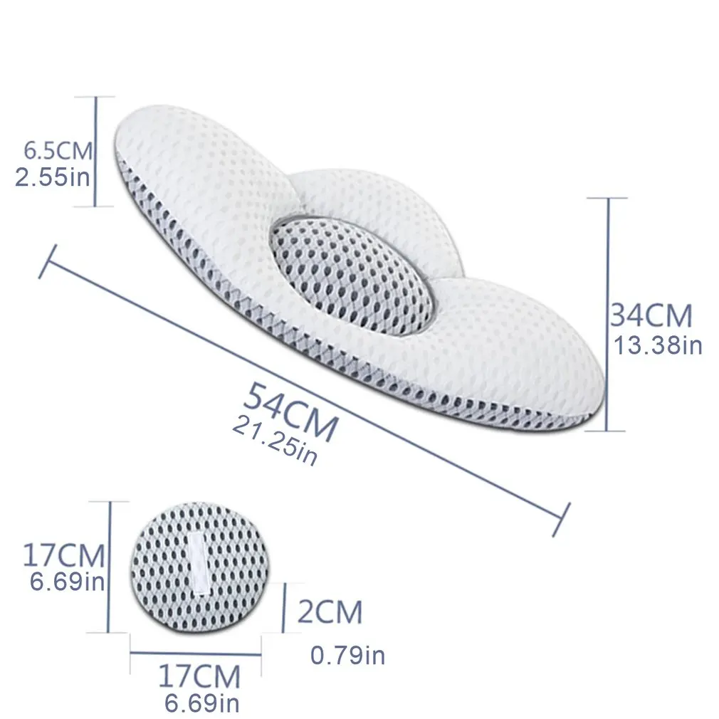 

Pregnant Woman Waist Cushion 3D Lower Back Lumbar Support Pillow Breathable Bed Waist Pad Relieve Fatigue Muscle Strain Reduce