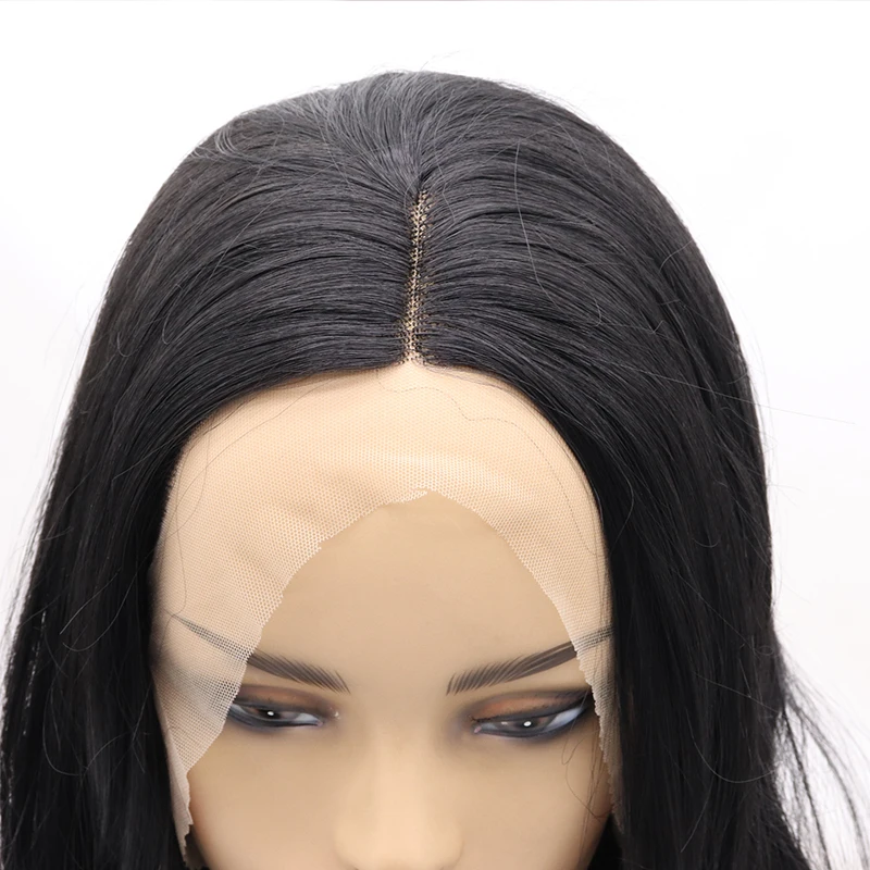 T-образные парики для чернокожих женщин Лолита кудрявые полупарики U-образные