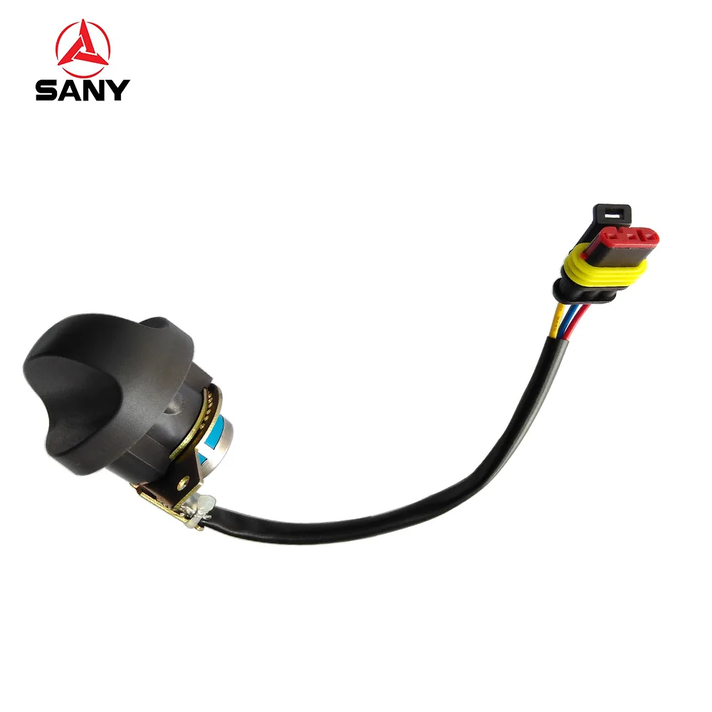 

Excavator Spare parts Throttle Motor Rotary Knob For Sany Sy215 75 135 Excavator Potentiometers Throttle Position Sensor
