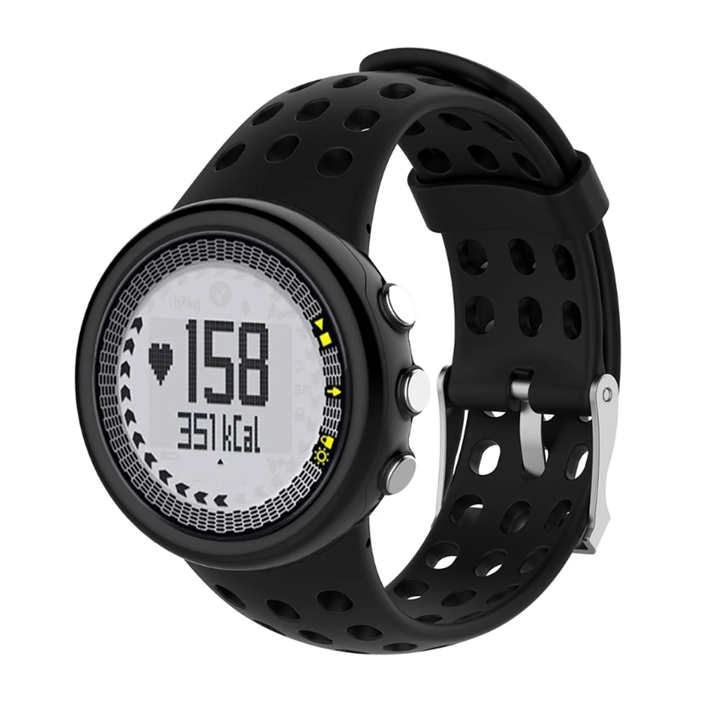 Ремешок силиконовый для Suunto M1/2/3/4/5 резиновый сменный Браслет из силикагеля