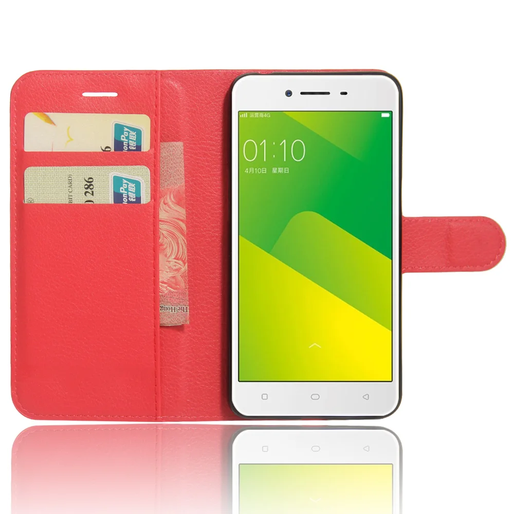 Защитный чехол для OPPO NEO 9 телефона роскошный кожаный кошелек откидная крышка