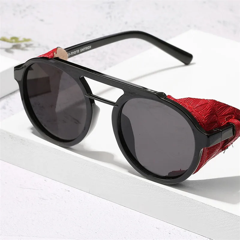 Солнцезащитные очки в стиле стимпанк для мужчин и женщин винтажные аксессуары с