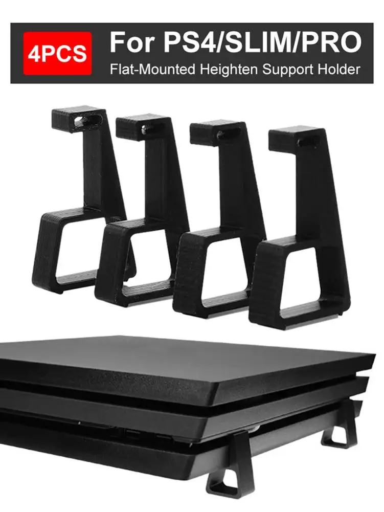 

PS4 Accessories Bracket For Playstation 4 For PS4 For Slim Pro Feet Stand Console Horizontal Holder Game Machine Cooling Legs