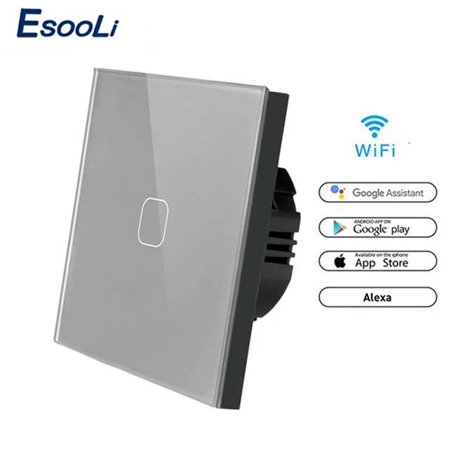 Умный сенсорный выключатель Esooli ewelink с поддержкой Wi Fi и управлением через