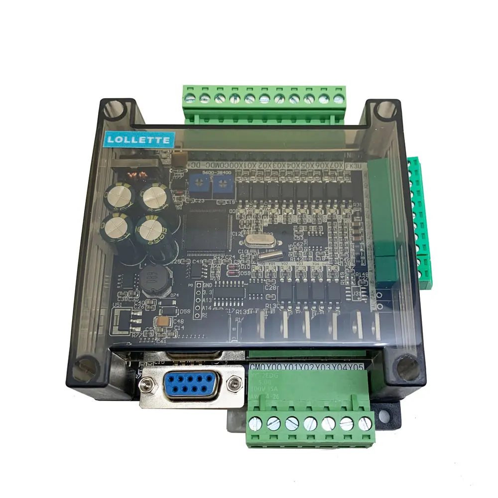 FX3U-14MR FX3U-14MT PLC industrial control board 8 Input 6 Output 6AD 2DA and RS485 RTC