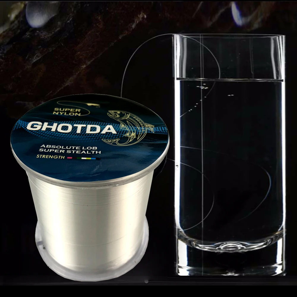 Моноволоконная нейлоновая леска GHOTDA 500 м трос высокого качества материал|nylon fishing