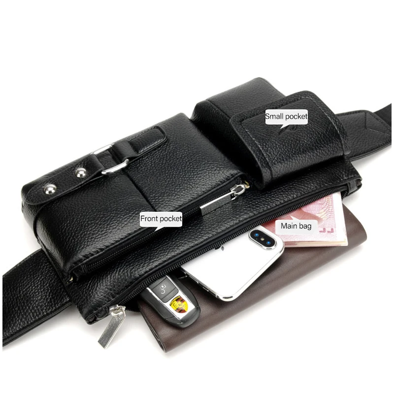 Многофункциональные мужские спортивные сумки с карманами нагрудные