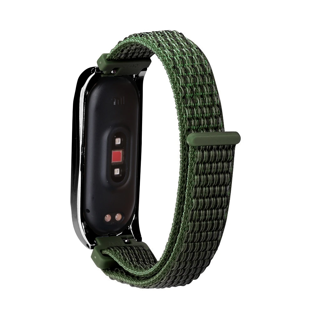 Mi band 4 ремешок нейлоновый холст ремешок для Xiao mi band 4 Смарт часы браслет аксессуары для mi Band 4 mi 4 Pulseira