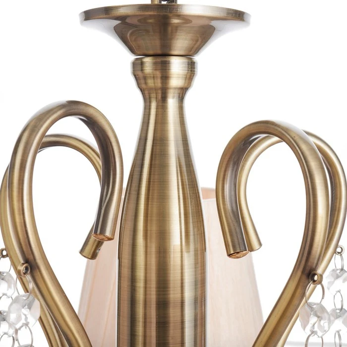 Chandelier &quotDorothea" 5x40W E14 bronze 58x58x76 cm. 4523938 Chandeliers Ceiling lights Lamp For home Indoor Lighting | Лампы и