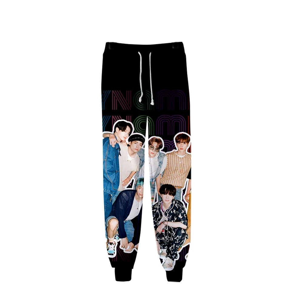 

Boys Sweatpants Long Pants Kpop Dynamite 3D Joggers Pants Men Women Casual Trousers Hip Hop Streetwear