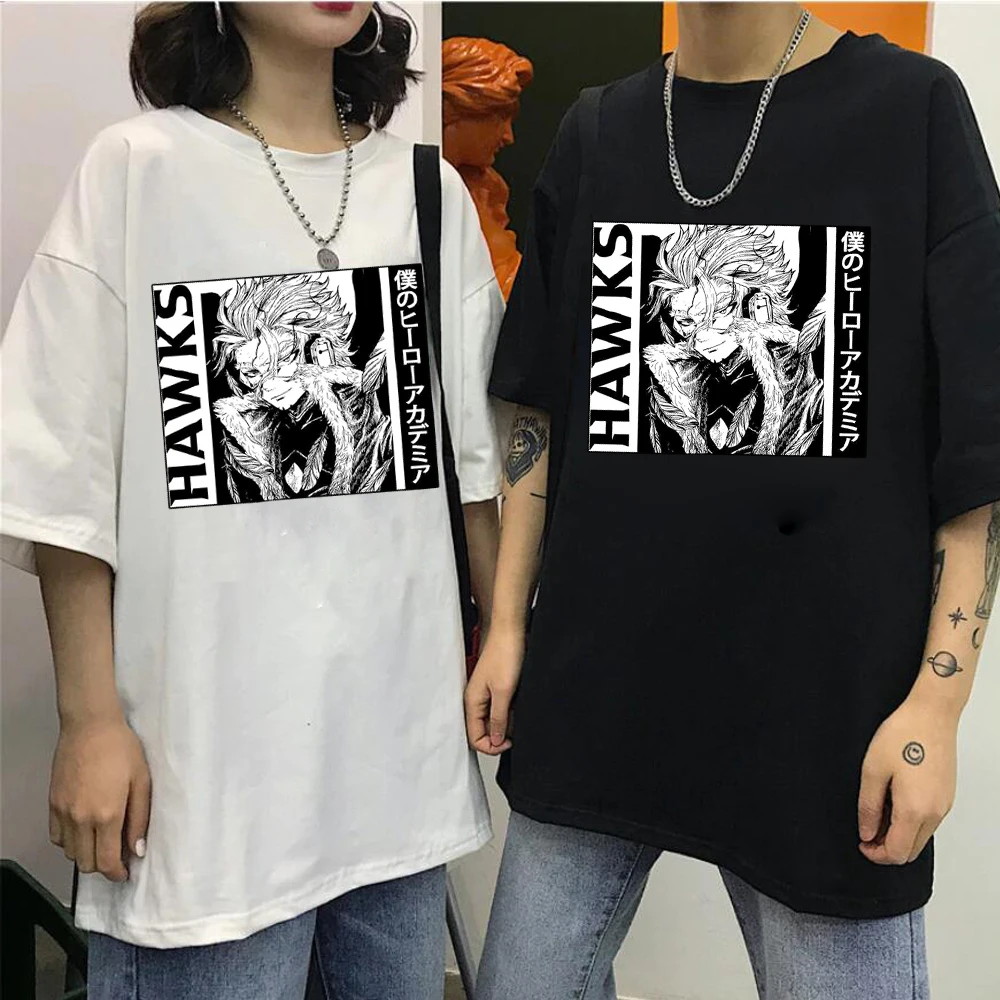 Футболка женская с рисунком ястребы смешная футболка в стиле Харадзюку японским